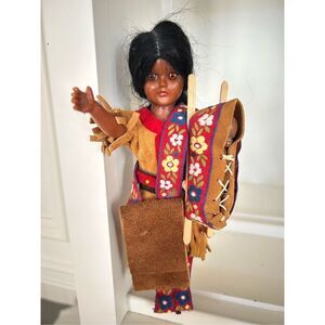 Vintage Native American Doll in Original Box